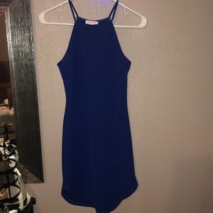Blue dress